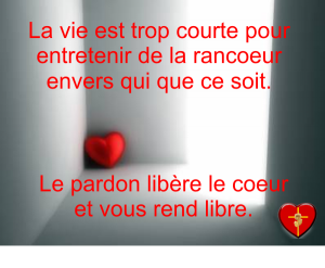 Rancoeur vs pardon